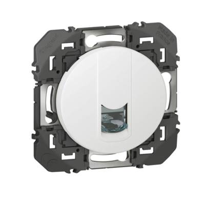 Prise blindée RJ45 catégorie 6 STP DOOXIE blanc - Gedimat - LEGRAND
