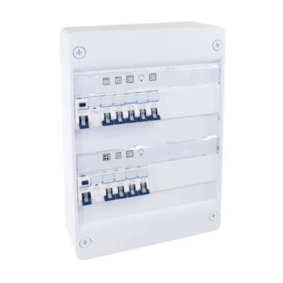 Coffret électrique monté-câblé 26 modules Top Chantier - 2 rangées - pour logements T1/T2 - 19422 - EUROHM