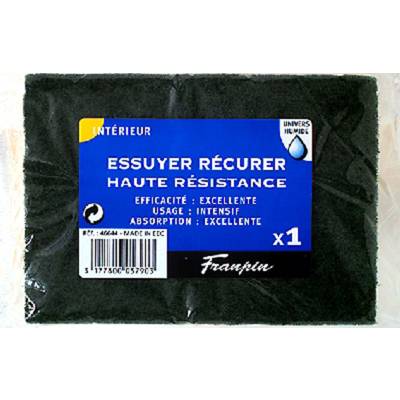 Eponge végétale cellulose fibres abrasives avec tampon récureur dim.140x90x26mm - Gedimat - NESPOLI