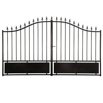 Portillon MONTARGIS battant fer - noir - L.1 x H.1.60m - Gedimat