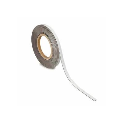 Ruban magnétique, 20 mm x 10 m, épaisseur: 1 mm, blanc