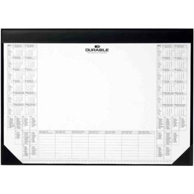 Sous-mains avec bloc de calendrier 59 x 42 cm Noir - DURABLE