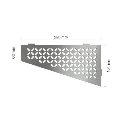 Tablette SHELF-E-S3 floral - 154x295mm - Gedimat