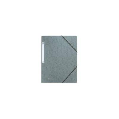 Chemise 3 rabats et élastique Prestige , en carte lustrée 7/10e gris