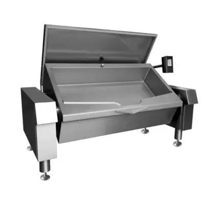 Sauteuse à gaz - 300L - Sur Roulettes, Basculement électrique - W238041 - Capic
