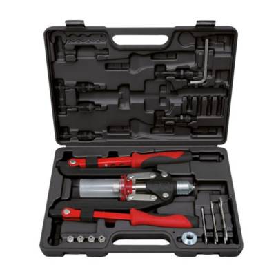 Coffret de pince à rivets et écrous aveugles KS TOOLS 2 bras pliants - 150.9630 - Maxoutil