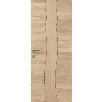 Porte seule pleine ARBRE DESIGN décor chêne ultra mat brossé - Gedimat - ROZIÈRE