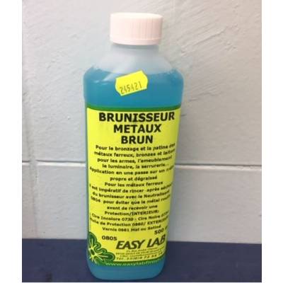 Brunisseur de métaux brun 0805 flacon 500 ml - Maxoutil