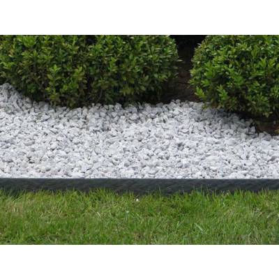 Bordure rigide ECOLAT - 200 x 14 x 1 cm - gris - Gedimat - CHAMORIN