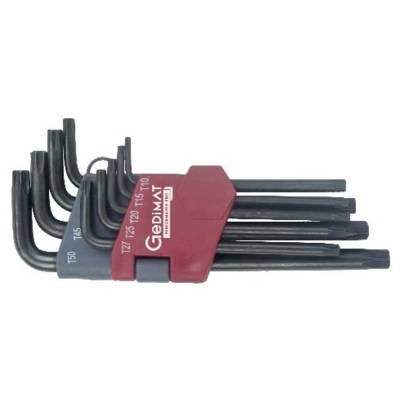 Jeu de 9 clés mâles Resist Torx GEDIMAT PERFORMANCE PRO - Gedimat