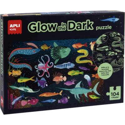 Puzzle 104 Pièces Brille Dans le Noir Ocean