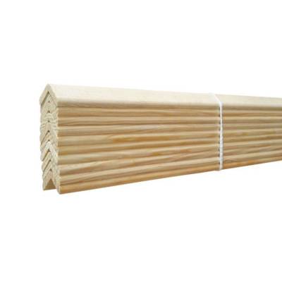 Baguette d'angle arrondie Pin petits nœuds - 24 x 24 mm L.2,40 m - Gedimat - SOTRINBOIS