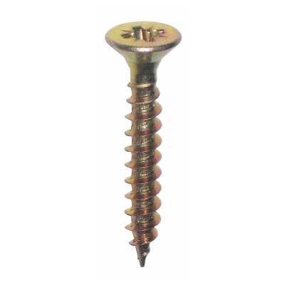 Vis MUSTAD Panelvit Tête cylindrique Pozidriv - Filetage total - Zingué Blanc - Ø4x35mm - Boite de 500 - PVACZP400350C8C - Maxoutil