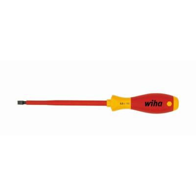 Tournevis 320N Pro SoftFinish Électricien 1000V WIHA Fente 2,5x75 mm - 00820 - Maxoutil