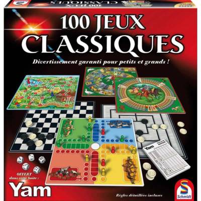 Boite de 100 jeux classiques