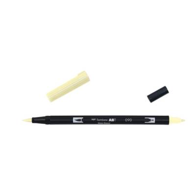 Feutre à dessin double pointe ABT Dual Brush Pen 090 citron crème