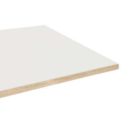 Plateau de table 90x90cm Blanc bois - RestooTab