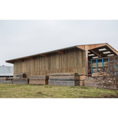 Planche agricole T3 vert - 19 x 150 mm hors tout 4 m - Gedimat - SILVERWOOD