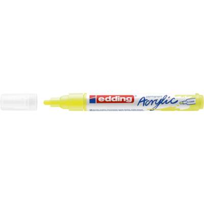 Marqueur acrylique moyen 5100 jaune fluOrescent 2-3 mm - EDDING