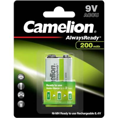Pile rechargeable 9V 200mAh AlwaysReady