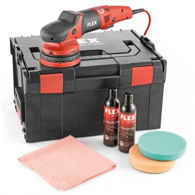 Polisseuse orbitale à entraînement forcé XCE 10-8 125 P-Set FLEX - en L-Boxx avec accessoires - 447269