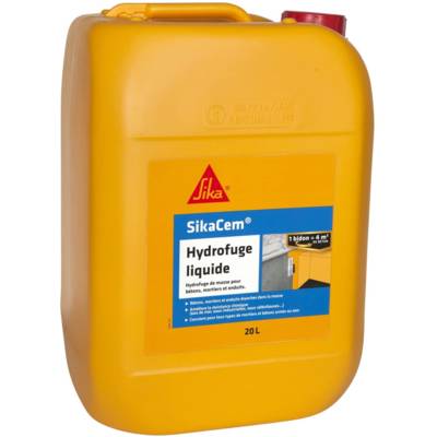Hydrofuge de masse liquide SIKACEM blanc - Gedimat