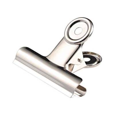 Boîte de 12 Pince à papier "bulldog" métal 30 mm ecart 20 mm