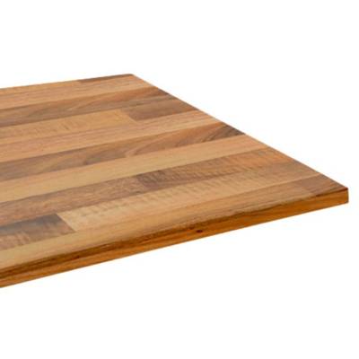 Plateau de table 120x70cm Noyer Lamellé - RestooTab