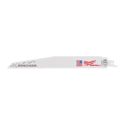 Lame scie sabre WRECKER 230 mm x 7/11 TPI - 5 pièces - MILWAUKEE - 48475706