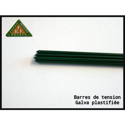 Barre de tension plastifié vert - Gedimat