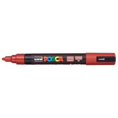 Marqueur pointe conique moyenne PC5M RR Rouge rubis - POSCA