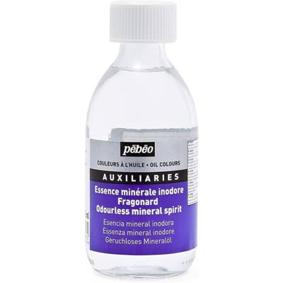 Flacon 245ml essence minérale inodore pour peinture huile - mat - PÉBÉO