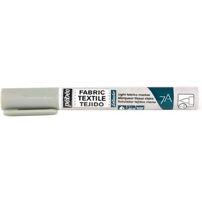 Marqueur Tissus pointe pinceau 1 mm Gris Clair - PÉBÉO