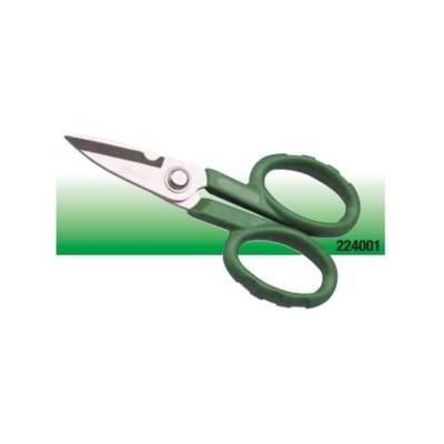 Ciseaux électriciens coupe-câble - avec encoche - 140mm - manche résine