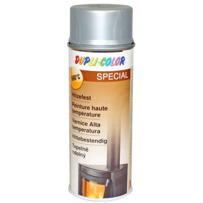 Bombe de peinture haute température - aérosol 400ml - coloris argent - Gedimat - MOTIP DUPLICOLOR