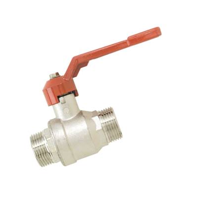 Vanne d'arrêt acier nickelé 1/4 tour mâle mâle diam.26x34mm en vrac 1 pièce - Gedimat - BOUTTE