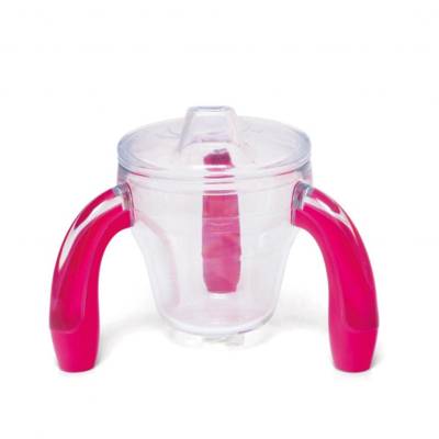 Tasse tripode antidérapante avec couvercle pour enfant
