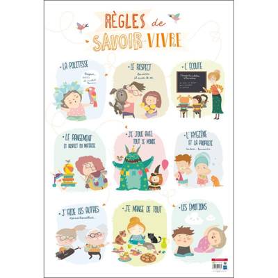 Poster Savoir-Vivre 52 x 76 cm