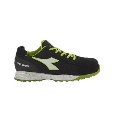 Chaussure basse GLOVE ECO MDS S1P SRC HRO noir/vert - Gedimat - DIADORA SPA