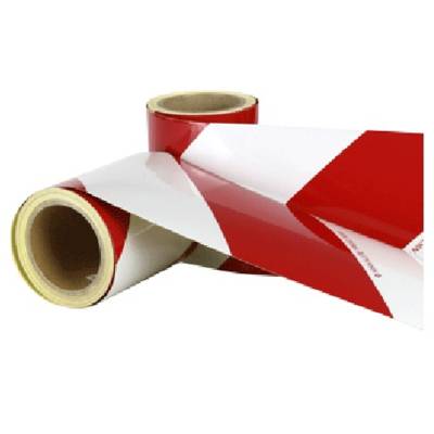 Kit balisage véhicule adhésif rouge/blanc classe 1 - 2 rouleaux de 9m - Gedimat - NOVAP