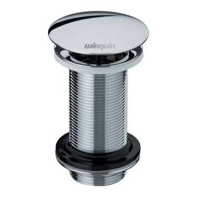Bonde lavabo écoulement libre - laiton chromé - Gedimat - WIRQUIN