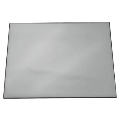 Sous-main 650x520 mm avec rabat transparent Argent