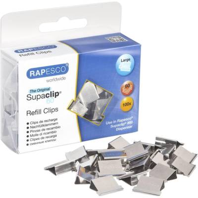 Lot de 100 Pinces de Recharge Supaclip® 60 Acier Inoxydable