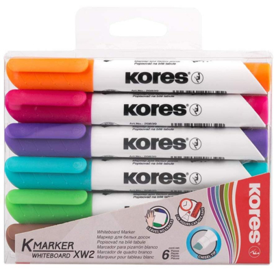 Etui de 4 Marqueurs Tableau blanc K MARKER XW2 Biseau Coloris Fun