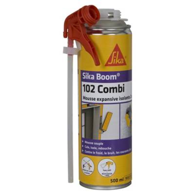 Mousse polyuréthane SIKABOOM 102 COMBI - aérosol de 500ml - Gedimat