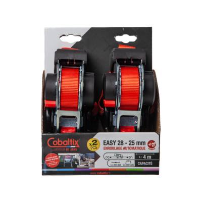 Enrouleur automatique EASY-28 4 m - lot de 2 pièces - Gedimat - COBALTIX