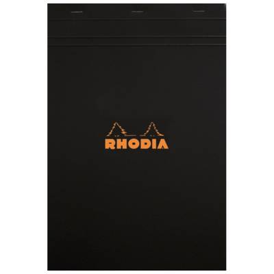 Bloc noir n°18 21x29,7cm 80 feuilles agrafées 80g uni