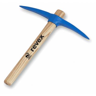 Martelette à 2 pics acier chromé 750g manche bois frêne verni 37cm - Gedimat - REVEX