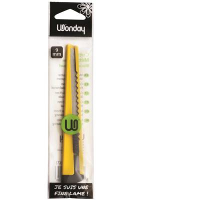 Cutter métal 9 mm - Autobloquant - Embout casse lame