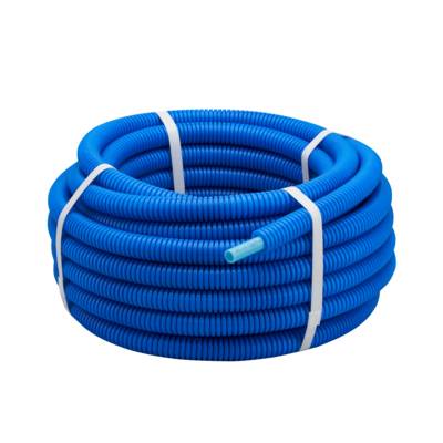 Tuyau PER prégainé bleu - L.25 m - Gedimat - NOYON ET THIEBAULT